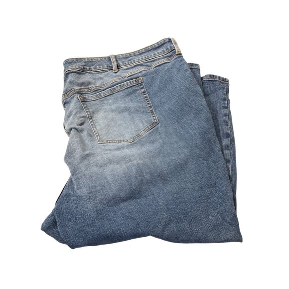 Torrid Medium Wash Relaxed Denim Cropped Jeans Womens Plus Size 28 Short - Picture 4 of 4